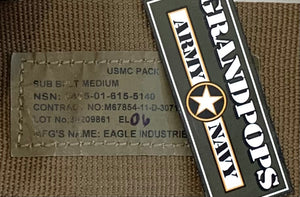 USMC Pack Sub Belt "Battle Belt" W/ Suspenders