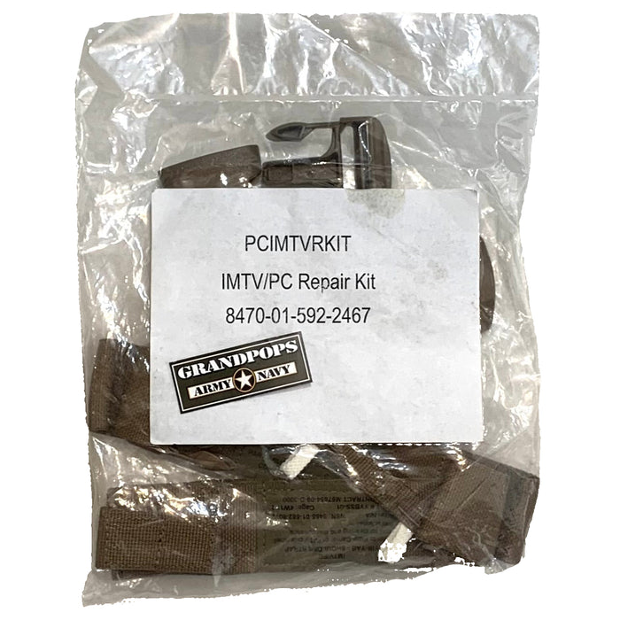USMC PCIMTVRKIT Improved Modular Tactical Vest/Plate Carrier Body Armor Repair Kit