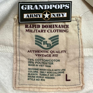 Rapid Dominance White Cotton/Poly U.S. Army Shorts