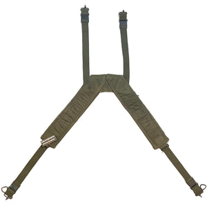 U.S. Military Vietnam War Era M1956 Canvas H-Harness Suspenders