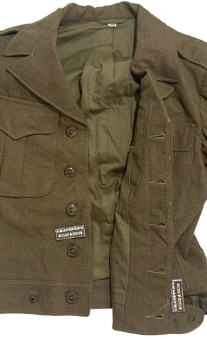 U.S. WW2 O.D. Wool Ike Jacket