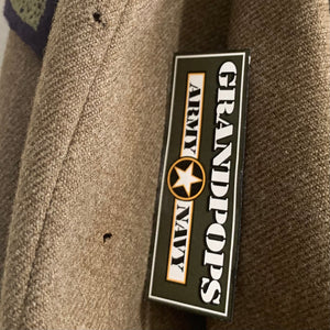 U.S. WW2 Private's O.D. Wool Ike Jacket W/ Patches Named Dated 1944
