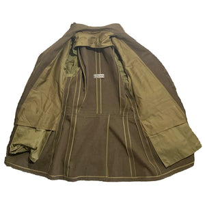 WW2 U.S. Army Technician Fourth Grade's O.D. Wool Enlisted Service Dress Jacket W/ Patches Dated 1942