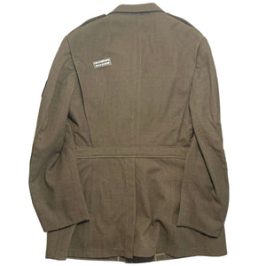 WW2 U.S. Army Technician Fourth Grade's O.D. Wool Enlisted Service Dress Jacket W/ Patches Dated 1942