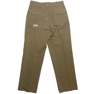 WW2 O.D. 33 Serge Nylon/Wool M1937 Field Pants Named