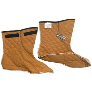 U.S. Military Orange Quilted Thermal Bootie Boot Liner Cold Weather Inserts 1 PAIR