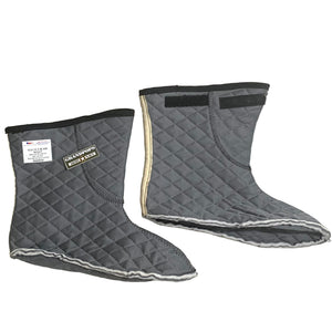 U.S. Military Gray Quilted Thermal Bootie Boot Liner Cold Weather Inserts 1 PAIR