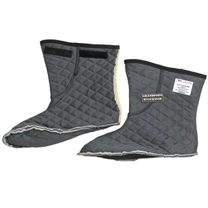 U.S. Military Gray Quilted Thermal Bootie Boot Liner Cold Weather Inserts 1 PAIR