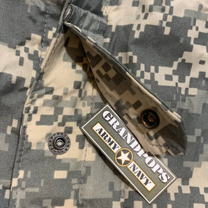 U.S. Military ACU Digital Camouflage ORC Nylon Wet Weather Improved Rainsuit Parka