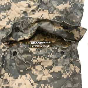 U.S. Military ACU Digital Camouflage ORC Nylon Wet Weather Improved Rainsuit Parka