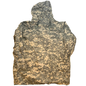 U.S. Military ACU Digital Camouflage ORC Nylon Wet Weather Improved Rainsuit Parka