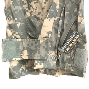 U.S. Military ACU Digital Camouflage ORC Nylon Wet Weather Improved Rainsuit Pants