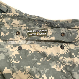 U.S. Military ACU Digital Camouflage ORC Nylon Wet Weather Improved Rainsuit Pants