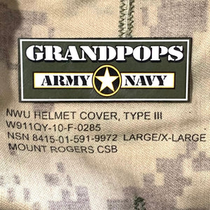 U.S. Navy NWU Woodland Type III ACH/MICH Helmet Cover