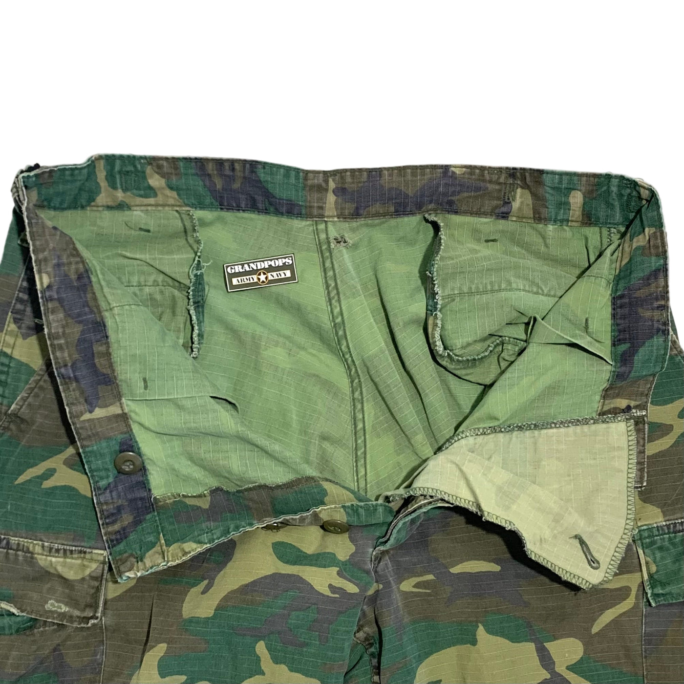 U.S. Military Cold War Era Highland ERDL Camouflage Rip-Stop RDF Pants ...