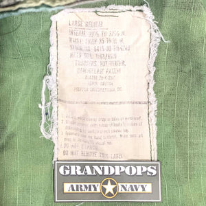 U.S. Military Cold War Era Highland ERDL Camouflage Rip-Stop RDF Pants