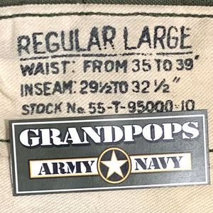 U.S. Military Korean War Era M1951 Sateen Cargo Field Trousers