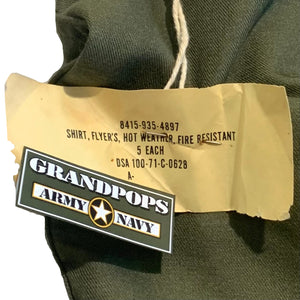 U.S. Military Vietnam War Hot Weather Flyer's Flame Resistant OG-106 Shirt