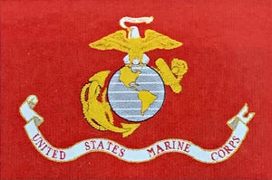 United States Marine Corps Emblem Flag