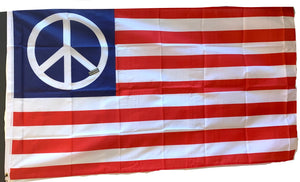 Peace Symbol American Flag