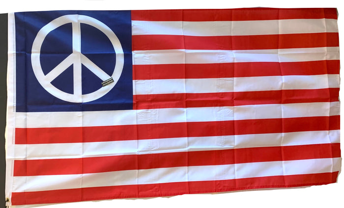 Peace Symbol American Flag