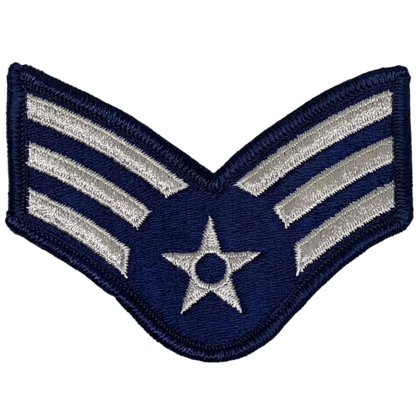 U.S. Air Force Men's Senior Airman (E-4) Blue Dress Uniform Rank Patch – GRANDPOPSARMYNAVY