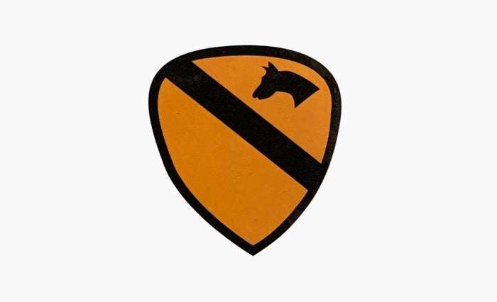 U.S. Army 1st Cavalry Division Flag Canvas Header