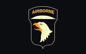 U.S. Army 101st Airborne Division "Screaming Eagles" Black Flag