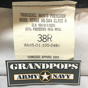 U.S. Army Green Class 6 Serge AG-344 Poly/Wool Class A Service Dress Uniform Pants