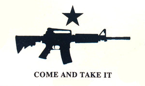 M4 Carbine Gonzales "COME AND TAKE IT" Boat Flag