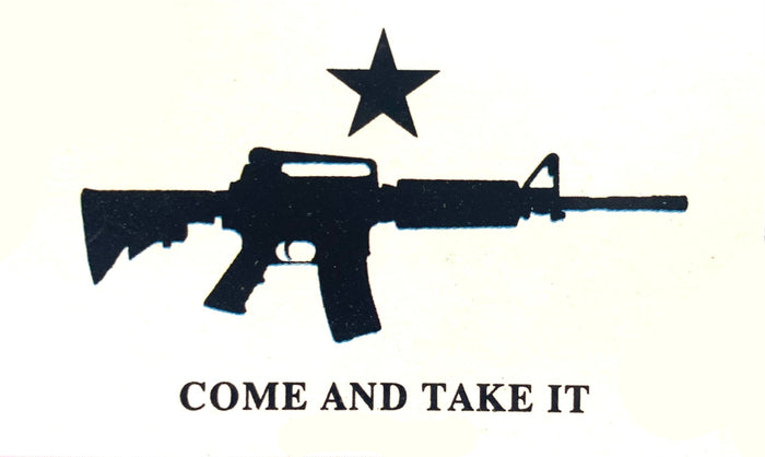 M4 Carbine Gonzales "COME AND TAKE IT" Boat Flag