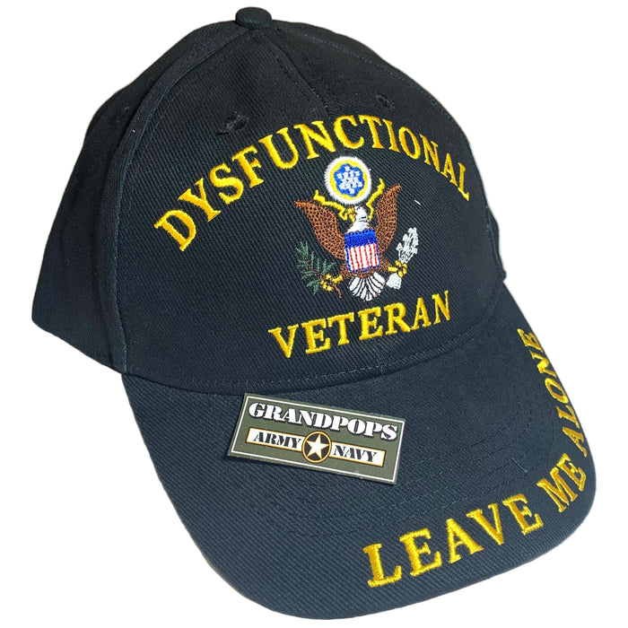 Dysfunctional Veteran "Leave Me Alone" Low Profile Baseball Cap