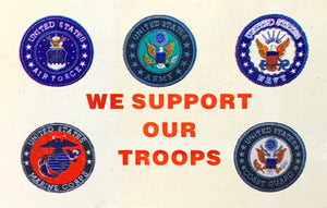 We Support Our Troops Flag