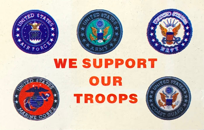 We Support Our Troops Flag