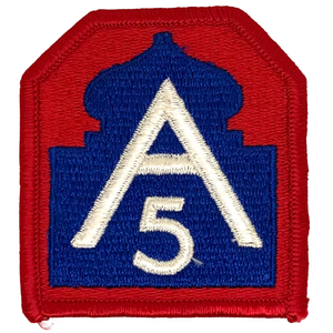 U.S. WW2 Army 5th Army Patch