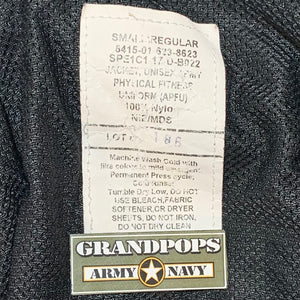 U.S. Army Current Issue Black Physical Training PT Jacket USED