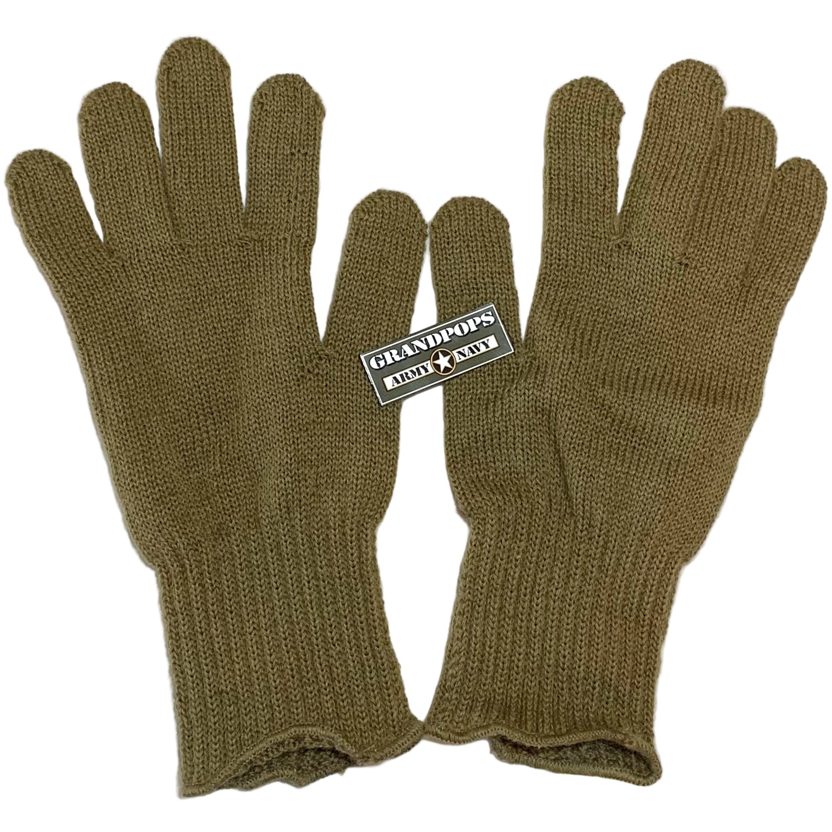 ミリタリー　セントウフクニガタ5A USMC Coyote Brown Wool Lightweight Cold Weather Glove Inserts