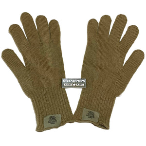 USMC Coyote Brown Wool Lightweight Cold Weather Glove Inserts