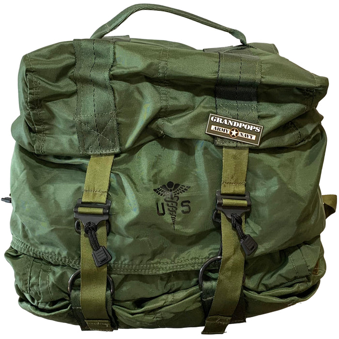 U.S. Military OD Green Nylon Medical Instrument & Supply Set Case No. 17
