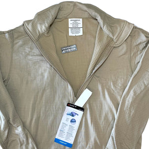 U.S. Military Desert Sand ECWCS Gen III Mid-Weight Underwear Waffle Top Shirt USA MADE