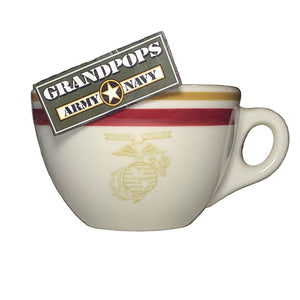 USMC 1930s-1950s Syracuse China Officer's Field Mess Cup & Saucer Set