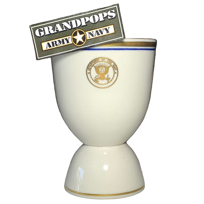 U.S. Navy Double-Ended Egg Cup W/ Department of the Navy Seal
