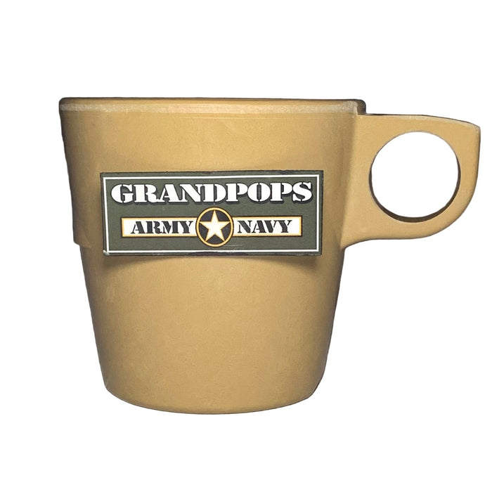 U.S. Military Melmac Tan Melamine Mess Mug