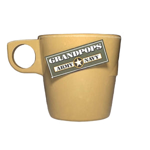 U.S. Military Melmac Tan Melamine Mess Mug