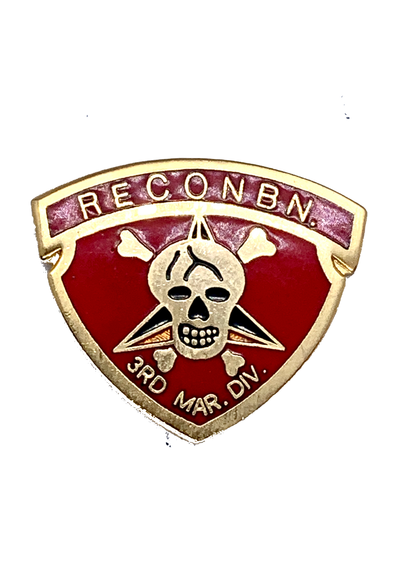 USMC 3rd Marine Division Recon Battalion Pin – GRANDPOPSARMYNAVY