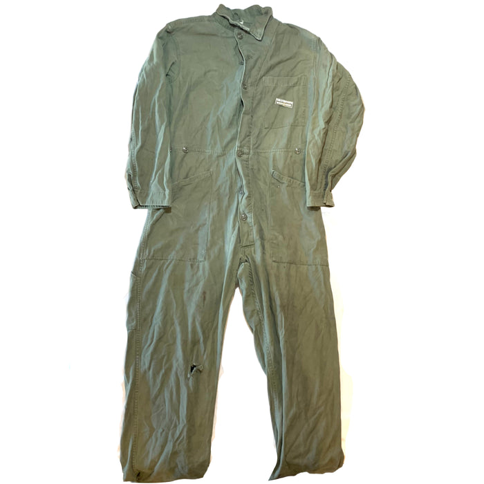 U.S. Military Vietnam War Era OG-107 Sateen Coveralls