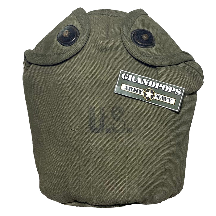 U.S. Military Korean War Era M1910 Canvas 1QT Canteen Pouch