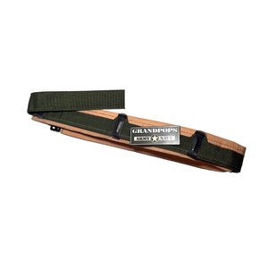 U.S. Military Original OD Green M1/PASGT Replacement Leather Sweat Band W/ Metal Clips