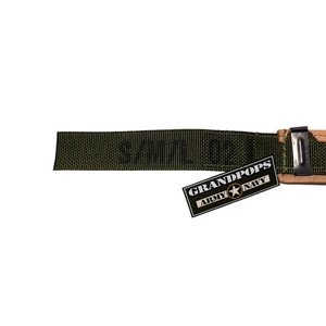 U.S. Military Original OD Green M1/PASGT Replacement Leather Sweat Band W/ Metal Clips