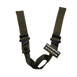 U.S. Cold War Original M1 Helmet Nylon/ Canvas Quick Release Para Chin Strap